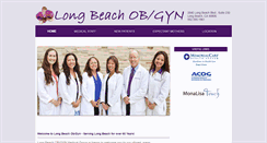 Desktop Screenshot of longbeachob-gyn.com