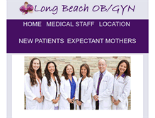 Tablet Screenshot of longbeachob-gyn.com